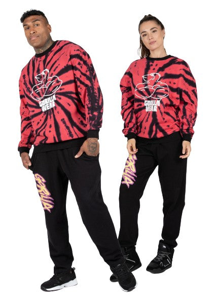 Gorilla Wear Legacy Oversized Sweatshirt, red/black