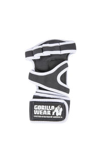 Gorilla Wear Yuma Träningshandskar Weightlifting Workout Gloves, black/white