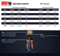 Gorilla Wear San Diego Shorts, black