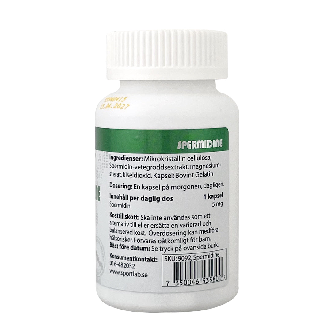 Sportlab Spermidine 60 kapslar