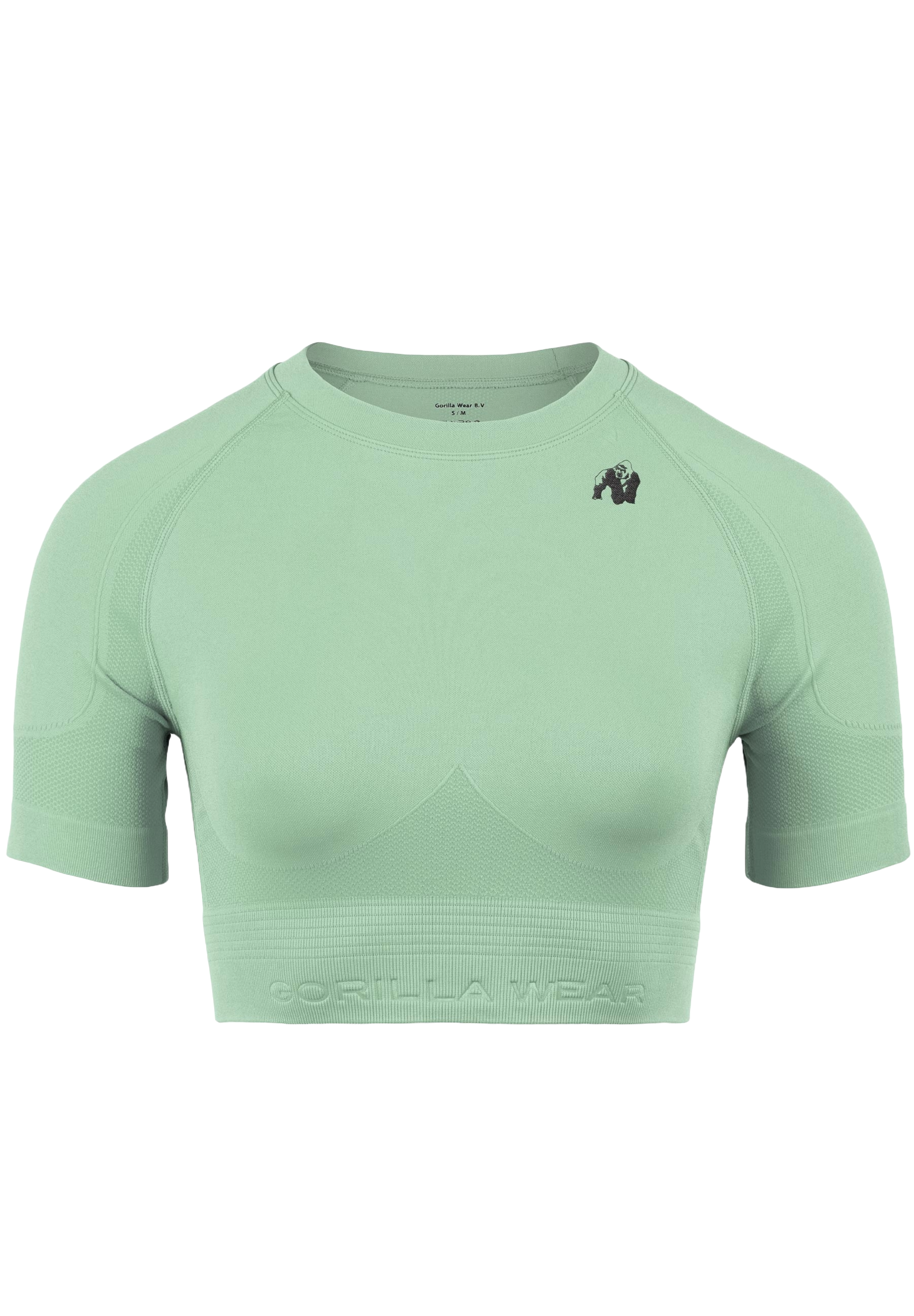 Gorilla Wear Whitney Seamless Crop Top, Grön