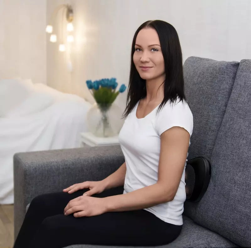 Trendrehab Massagevännen 125 – massagekudde med band och infrarött ljus