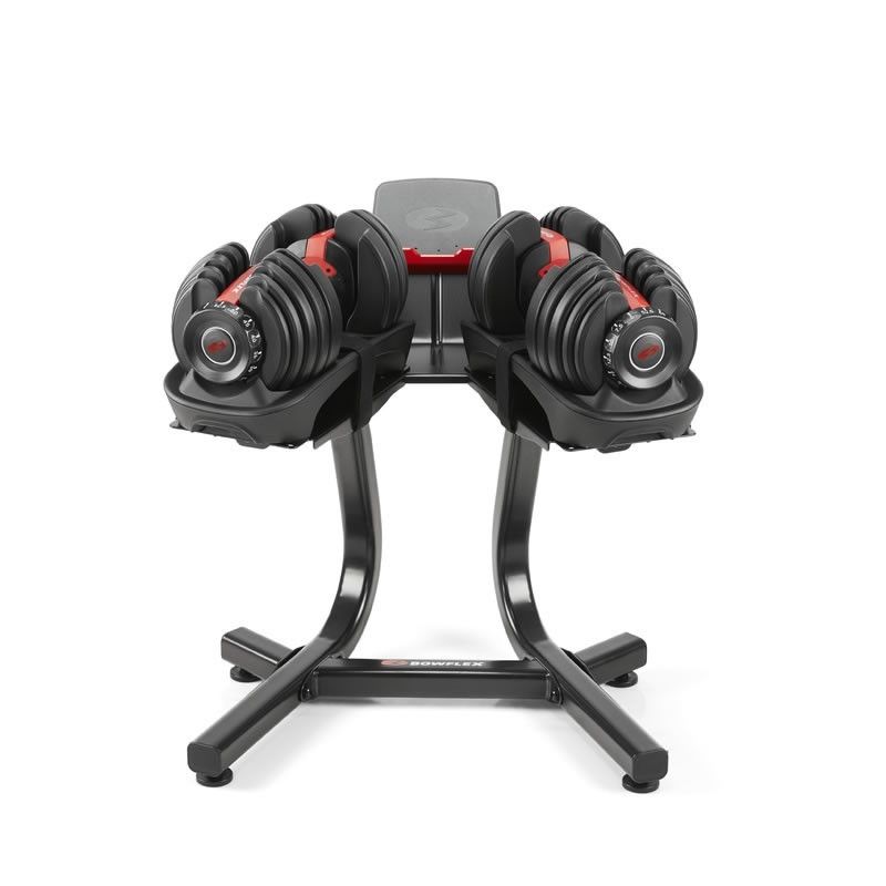 Bowflex SelectTech Ställning – Ergonomisk och smart förvaring för dina justerbara hantlar