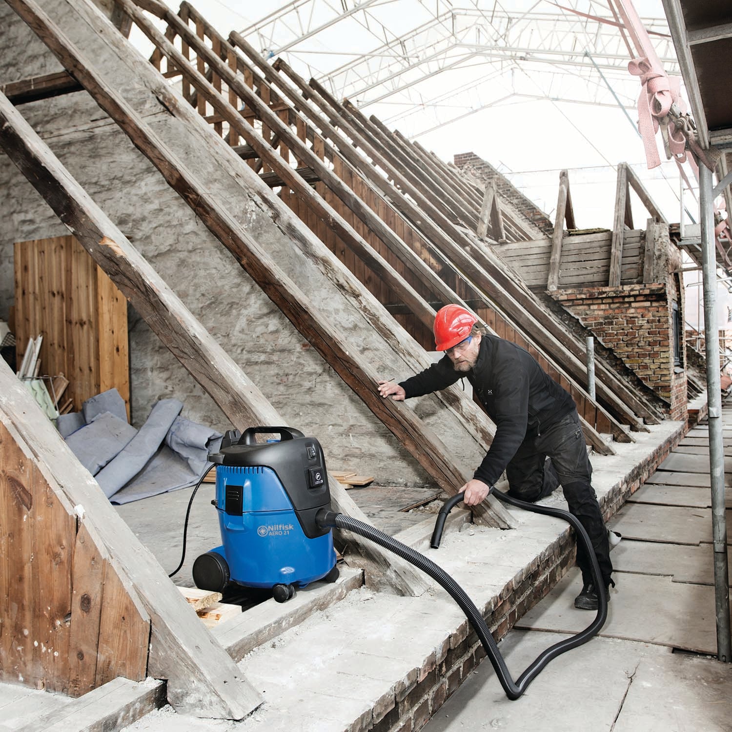 Nilfisk Grovdammsugare AERO 21-21 PC, "proffs" 20,1l