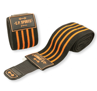 C.P. Sports Elbow Wraps Pro 1,3 m, black/orange