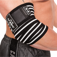C.P. Sports Elbow Wraps Pro 1,3 m, black/white