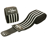 C.P. Sports Elbow Wraps Pro 1,3 m, black/white