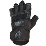 Gorilla Wear Dallas Wrist Wrap Gloves, black