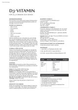 Holistic D3-vitamin 2000, 90 kapslar