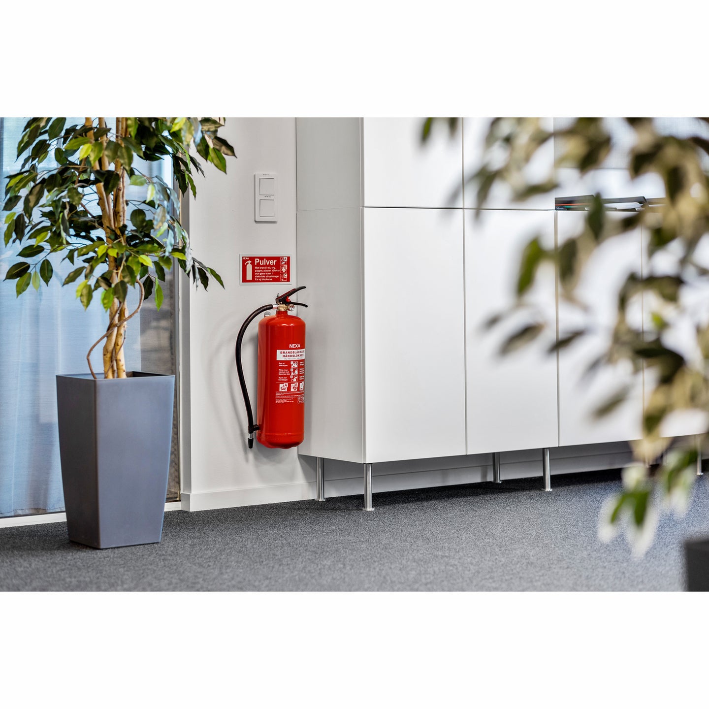 Nexa Brandsläckare Röd 6kg 43A