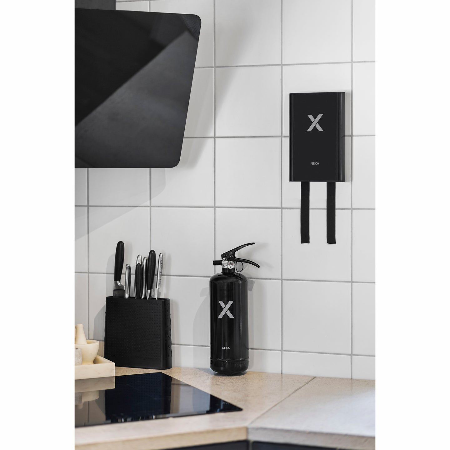 Nexa Brandsläckare Svart 2kg 13A