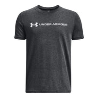 Under Armour Boys Logo Wordmark kortärmad