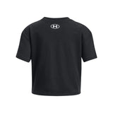 Under Armour Dam UA Boxy Crop Logotyp Kort ärm