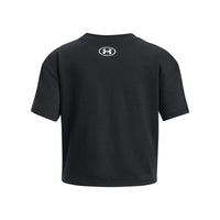 Under Armour Dam UA Boxy Crop Logotyp Kort ärm