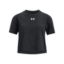 Under Armour Dam UA Boxy Crop Logotyp Kort ärm
