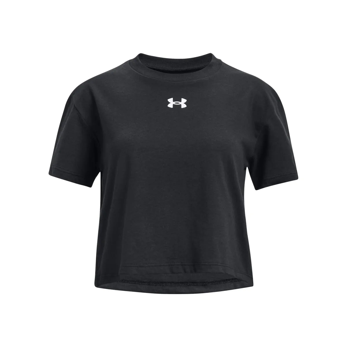 Under Armour Dam UA Boxy Crop Logotyp Kort ärm