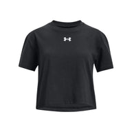 Under Armour Dam UA Boxy Crop Logotyp Kort ärm