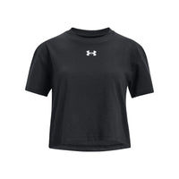 Under Armour Dam UA Boxy Crop Logotyp Kort ärm
