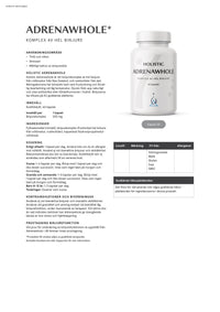 Holistic Adrenawhole 200 mg, 60 kapslar