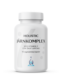 Holistic Järnkomplex 25 mg, 90 kapslar