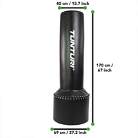 Tunturi Free Standing Boxing Bag Black
