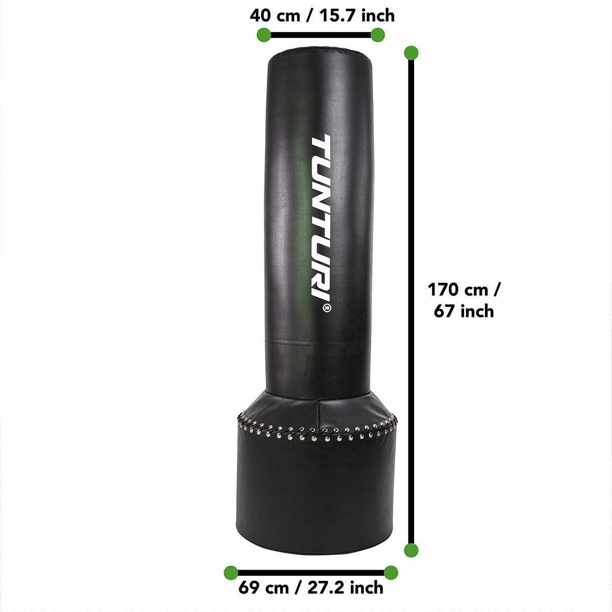 Tunturi Free Standing Boxing Bag Black