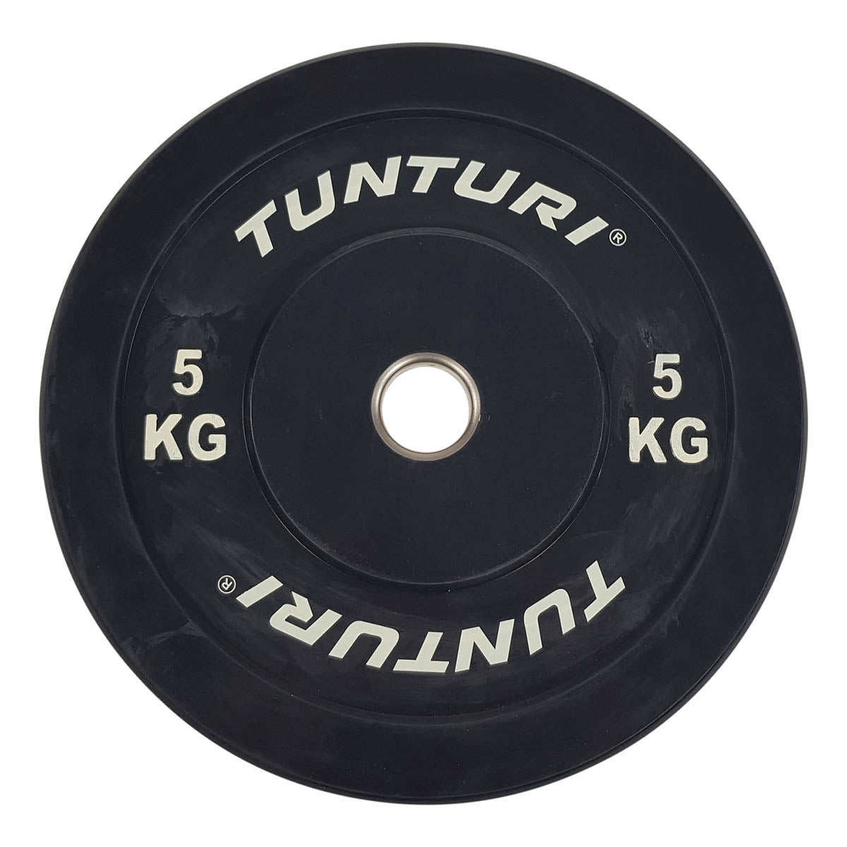 Tunturi Bumperplate 5 kg – Viktskiva för Olympisk Skivstång (Ø50 mm)
