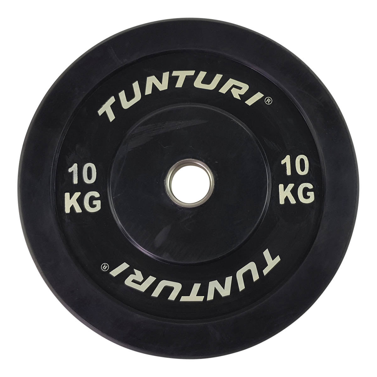 Tunturi Bumperplate 10 kg – Viktskiva för Olympisk Skivstång (Ø50 mm)