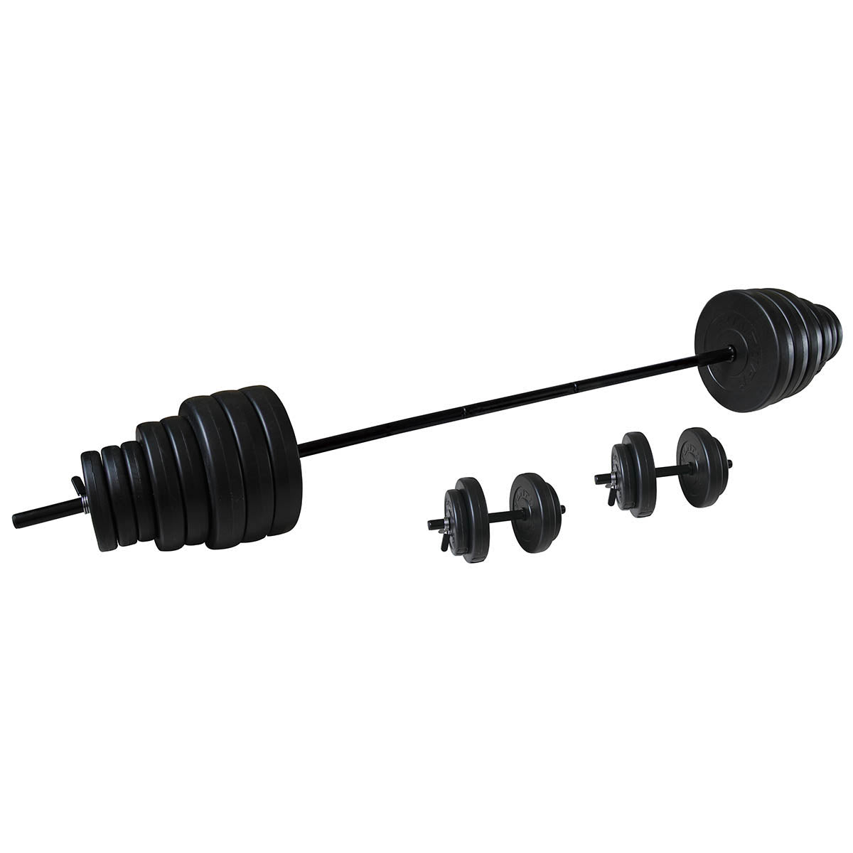Tunturi Dumbbell/Barbell Set Vinyl50kg