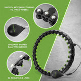 Tunturi Adj. Hula Hoop, L, incl weight