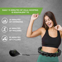 Tunturi Adj. Hula Hoop, L, incl weight