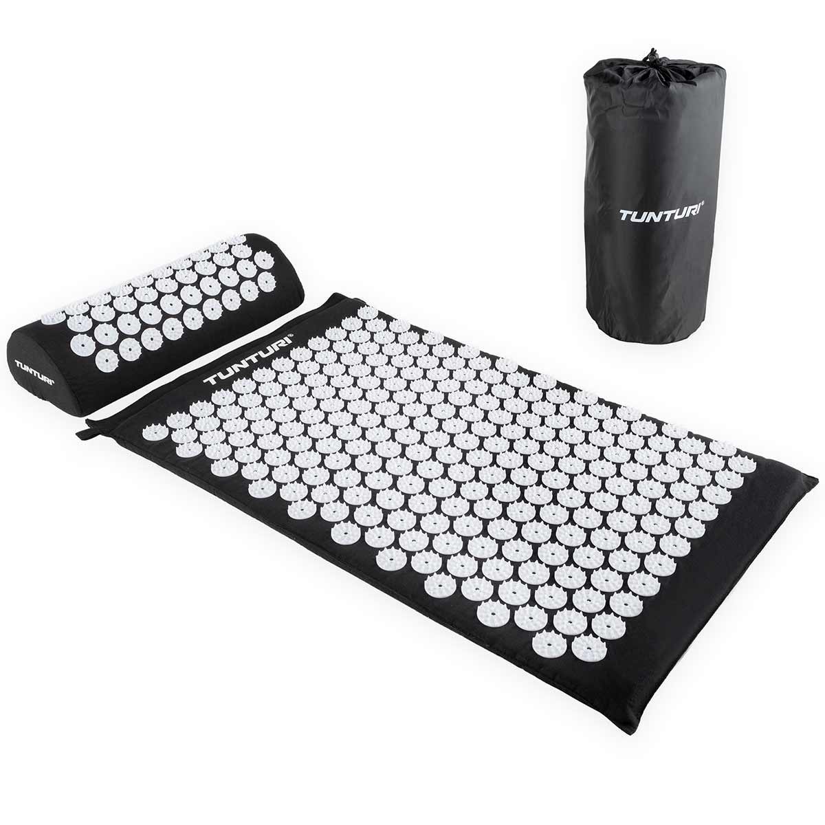 Tunturi Acupressure Mat with Pillow Black