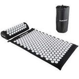 Tunturi Acupressure Mat with Pillow Black