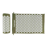 Tunturi Acupressure Mat and Pillow Green