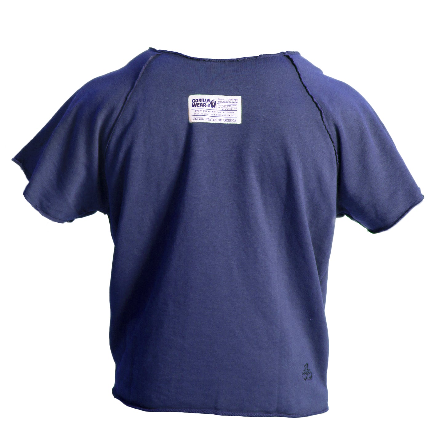 Gorilla Wear Classic Workout Top, navy