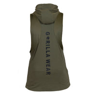 Gorilla Wear Lawrence Hooded Tank Top, army green
