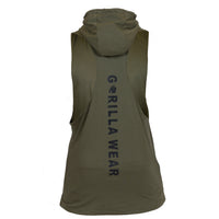 Gorilla Wear Lawrence Hooded Tank Top, army green