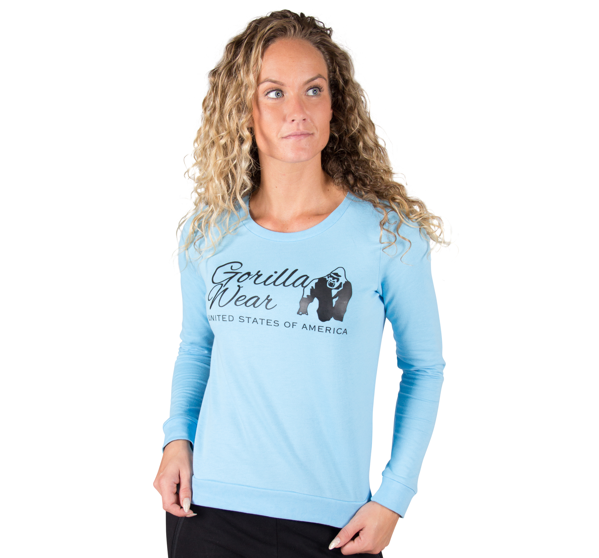 Gorilla Wear Riviera Sweatshirt, light blue