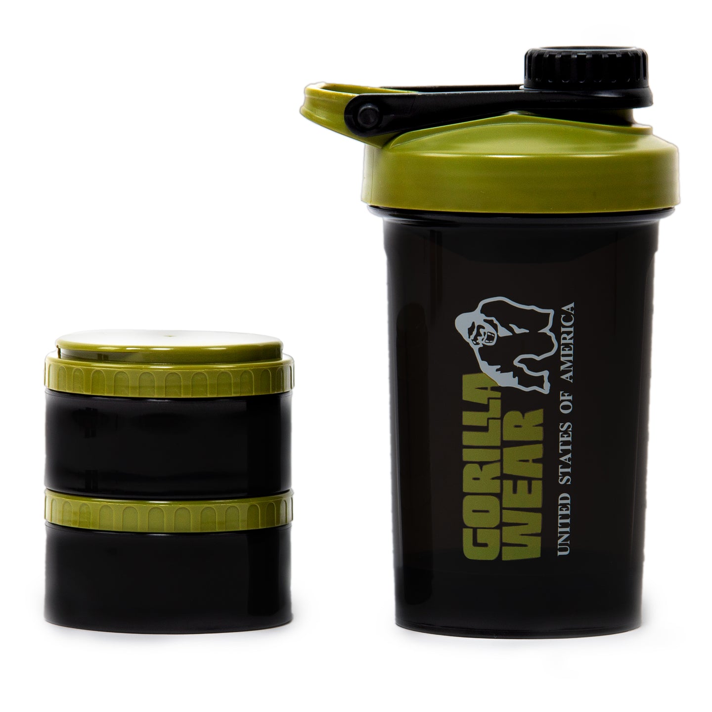 Gorilla Wear Shaker 2 Go 760 ml, black/army green