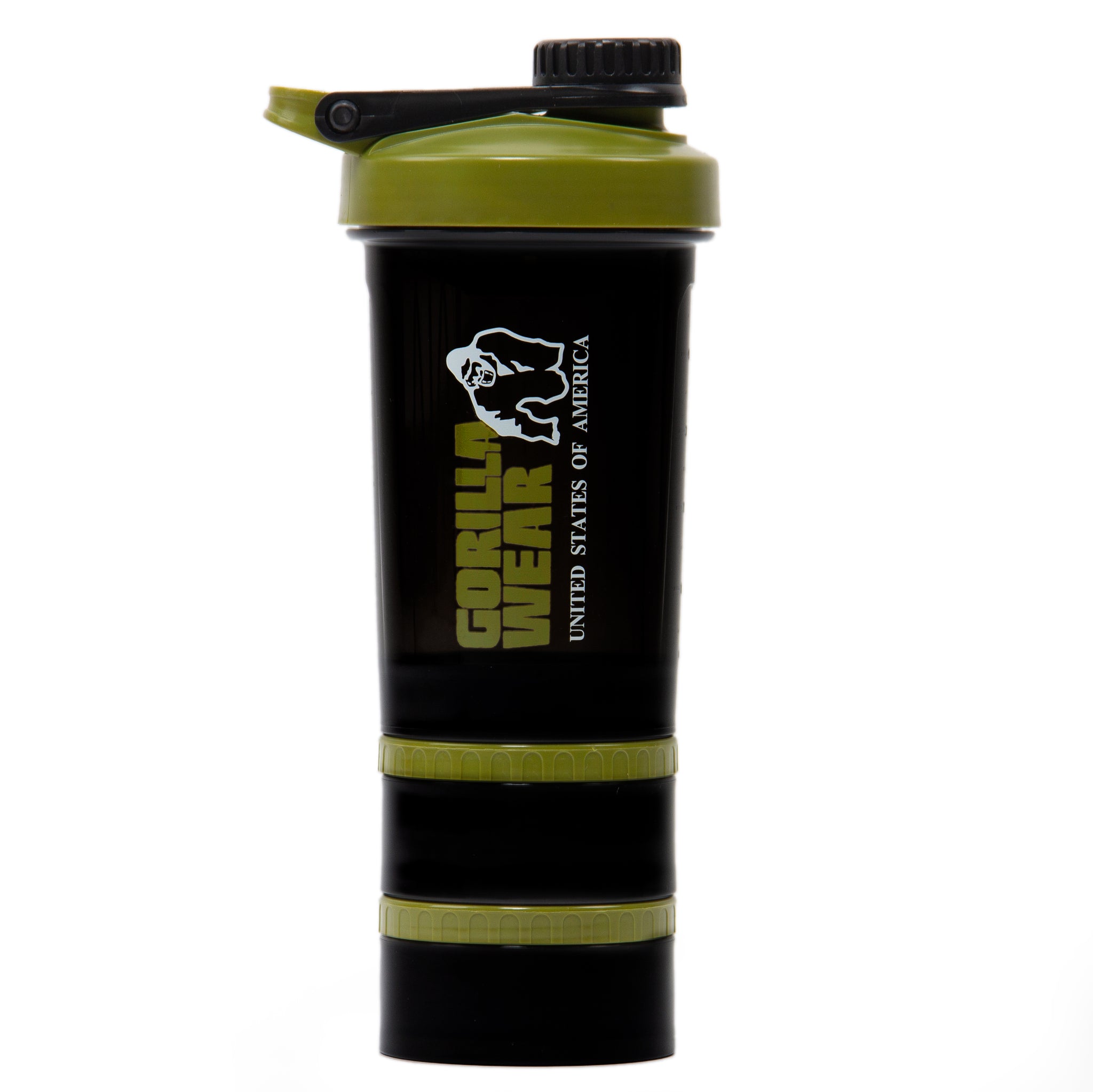Gorilla Wear Shaker 2 Go 760 ml, black/army green