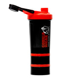 Gorilla Wear Shaker 2 Go 760 ml, black/red
