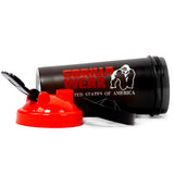 Gorilla Wear Shaker XXL 1000 ml, black/red