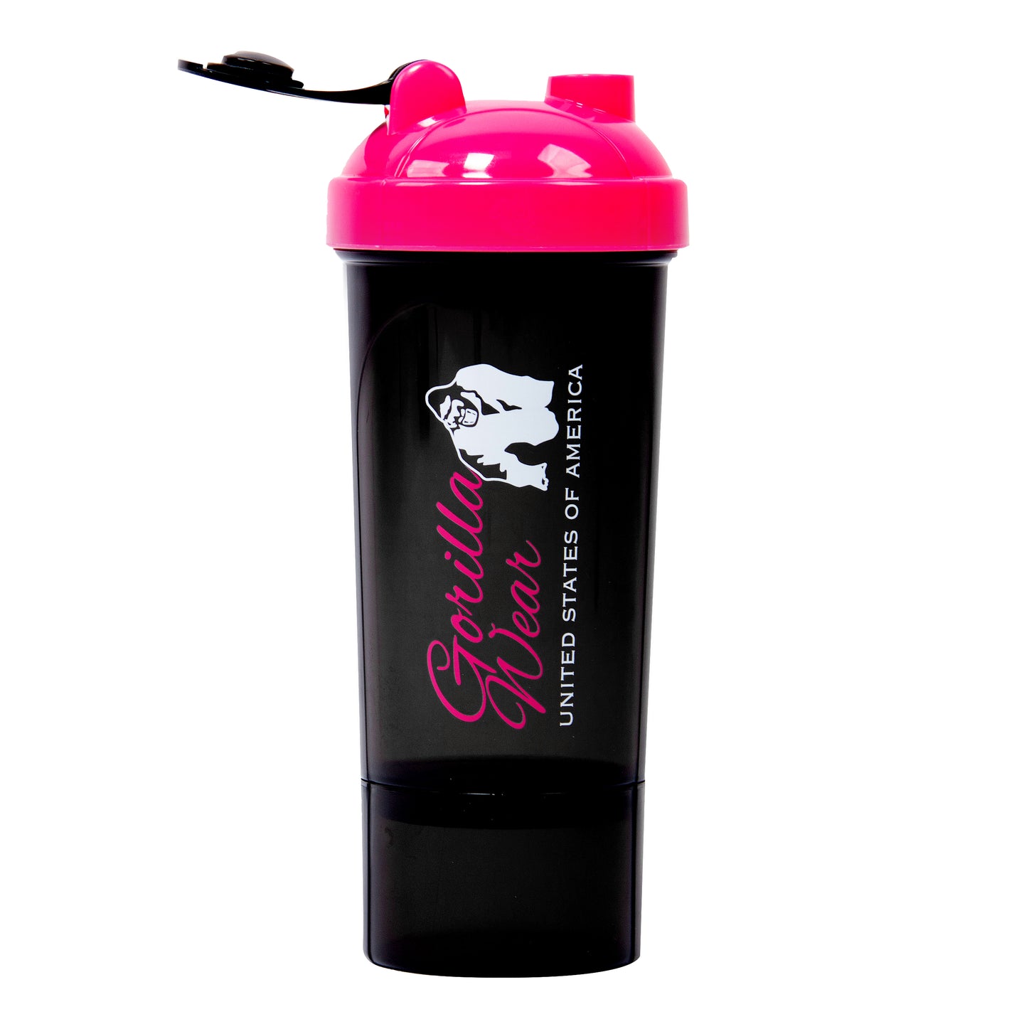 Gorilla Wear Shaker Compact 500 ml, black/pink