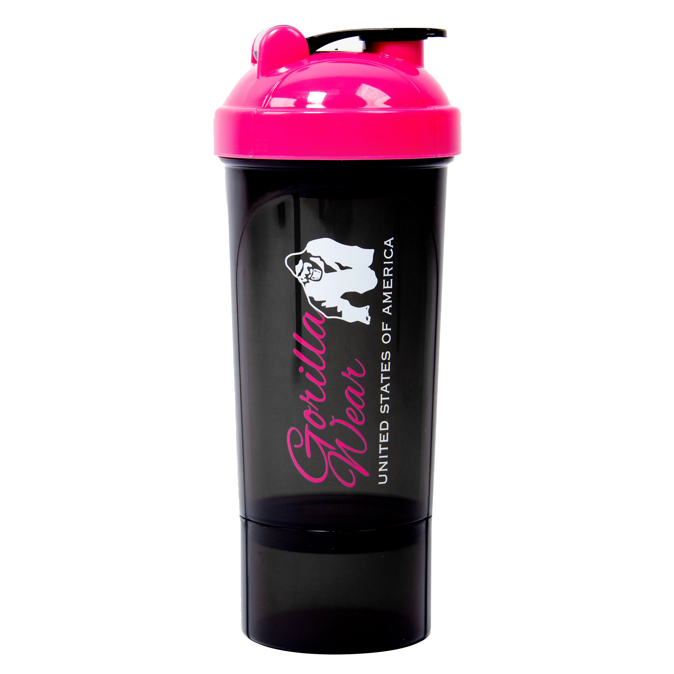 Gorilla Wear Shaker Compact 500 ml, black/pink