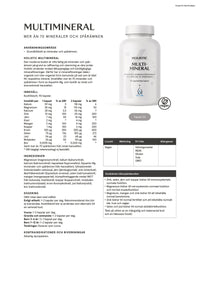 Holistic Multimineral, 90 kapslar