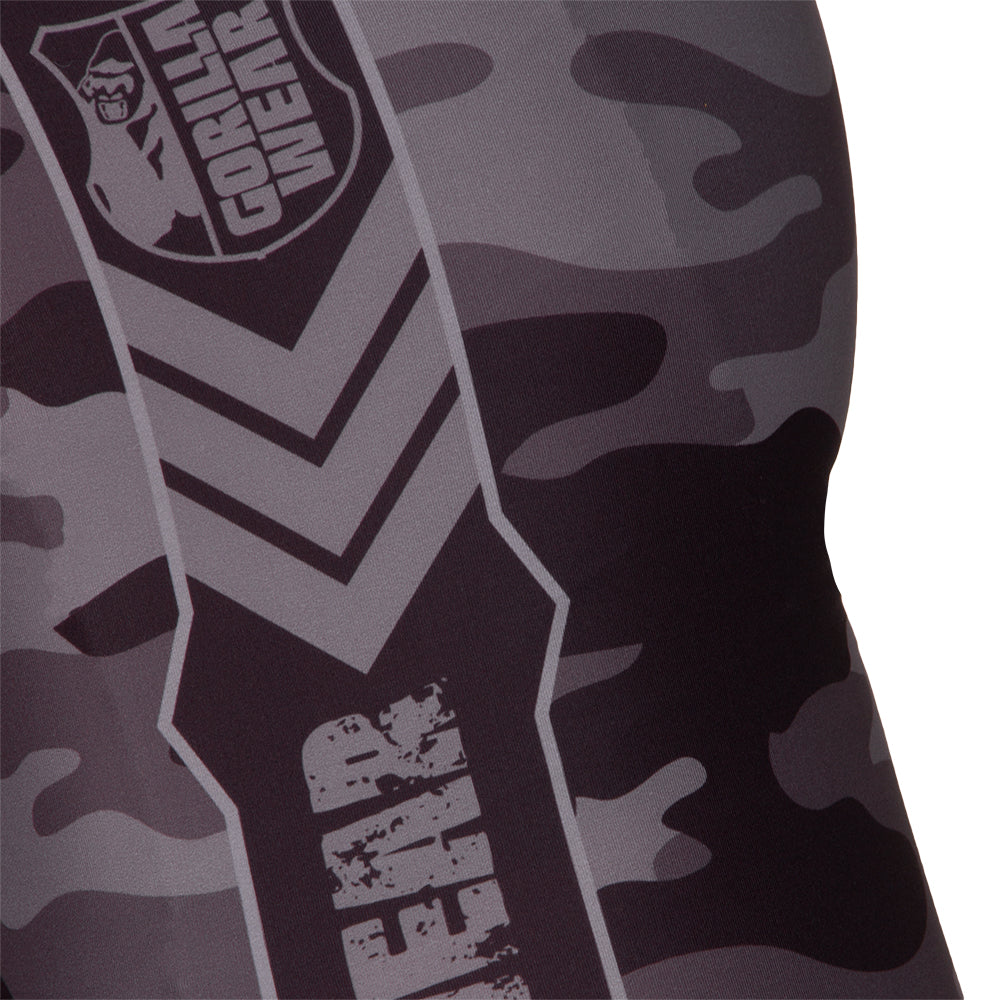 Gorilla Wear Franklin Men's Tights, black/grey camo