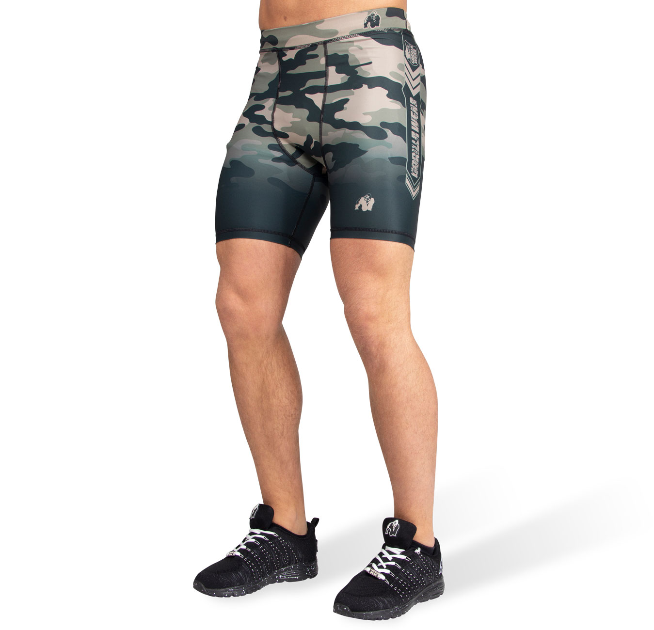 Gorilla Wear Franklin Shorts, army green camo
