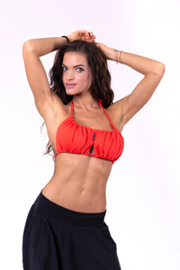 NEBBIA Multiway Bikini Top, red
