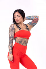 NEBBIA Bandeau Bikini, red