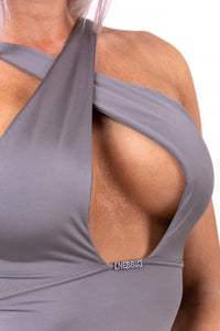 NEBBIA Sexy Monokini Swimsuit, metal